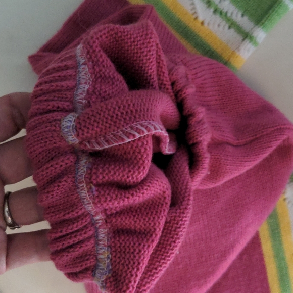 Knit sweater pants. Homemade. Size 3/4T - Picture 3 of 6